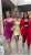 vanessa, valeria e aurora che entrano nella casetta di amici pronte a creare il panico durante tutte le vacanze di natale #amici22