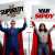 Sabitzer and Jihyo, dressed as Superman and James Gunn, are standing before The Authority, wielding #DCStudios signs. 'NETFLIX, reverse your decision!' Sabitzer and Jihyo chant in unison, a plea for Wayne to get his rightful spot in the company. Supe