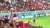 Moroccan players holding Palestine flag after the victory. #MORSPA #Morocco