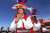 Suri sikuris #dancers on #Taquile Island in Lake #Titicaca #Peru. Available as prints and on products here:  #BuyIntoArt #FindArtThisSummer #festival #dance #peruvianculture #folklore #indigenouspeople #NativeAmerican #traditionaldress #panpipes #mus