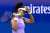 Naomi Osaka, who won in 2018 and 2020, and Emma Raducanu, who won last year, are out of the Grand Slam after straight-set losses.