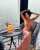 Sunset Burj khalifa @hhart.uae pure silk long dress .. ..#longdresses #sunsetlovers #burjkhalifadubai #atmosphere #teatime #elegance #lamittafrangieh #sunsetphotography