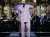 Umm. I think this is the first time I&rsquo;ve ever seen a men&rsquo;s suit + loin cloth combination! Still not quite sure how I feel about it!  #TravisKelce #SNL #openingmonologue