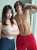 Photo by مكحوت on February 14, 2026. May be an image of one or more people, biceps, hair, underwear and text.