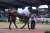 #浦和記念 パドック。第43回浦和記念(JpnII･浦和･左2000m)はJRA5頭･地方6頭の11頭が出走します。15時05分現在で、単勝3.0倍の1番人気は4枠4番ケイアイパープル。2番人気以下はタイセイドレフォン、ラーゴム、クリノドラゴンと続きます。発走は15時25分予定。