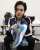 Suga shows off @stephencurry30&rsquo;s game kicks from tonight&rsquo;s action in Tokyo! #NBAJapanGames #NBAKicks