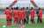 .@UgandaCranes conducted their first training session on Thursday in Annaba at Stade Chabbou.