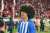 A Wydad ball boy crying after the final whistle as Wydad lost to Al Ahly.   Emotional  #DestinationMorocco2025