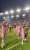| Leo Messi & his Inter Miami teammates greeting the fans after the game. He's giving the Inter Miami fans what the PSG Ultras were craving for