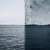 This photo by David Burdeny is still one of the coolest iceberg photos in existence thanks to the perfect composition and symmetry that separates the photo into four different sections of colour and texture   [site: