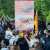 Toronto 2000 people commemorates together Tiananmen Massacre 33 Years 天安門「六四」33 周年.  I brought a few paintings along.  More photos and videos to come....  Photo credit: FionaYellow Wong.  Thank you!!!