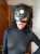 Yeah Baby!  #redlips #tongue #transparenttop #masked #redlipstick #redlipstick
