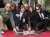 Tom Petty, Jeff Lynne, #PaulMcCartney, Olivia and Dhani Harrison at the Hollywood's Walk Of Fame for the George Harrison's star ceremony, 2009