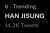 [MALAYSIA TWITTER TRENDS]  HAN JISUNG is trending at #6   Keep dropping the tags!!  VOLCANO BY HAN  #HAN_SKZRECORD  #한_슼즈레코드
