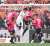#アルビレックス新潟 は #Ｃ大阪 との開幕戦を２―２で引き分けました。写真は同点ゴールを決めた #千葉和彦 選手。自分より身長が４㌢高いヨニッチ選手に競り勝ちました。本日付 #スポニチ新潟版 は１面で掲載しています。ぜひお手に取ってお読み下さい。