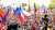 100000 demonstrate in #Prague Czech Republic. They hold the EU solely responsible for the European economic disaster and the rise in energy bills. They dont want to #FreezeForUkraine   Protesters threaten strike and coercive action if government does
