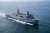 USS John P. Murtha (LPD 26) steams in the #PacificOcean and pulls into #SanFrancisco for Fleet Week. #FleetWeekSF is an annual opportunity for the American public to meet their @USNavy, @USMC and @USCG  teams and experience America's sea services