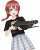 Happy birthday, Emma.  She's getting acquainted with the Super Shotgun.  #lovelive  #虹ヶ咲 #エマ・ヴェルデ生誕祭2023