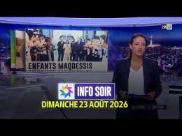 Info Soir : Dimanche 23 Août 2026
