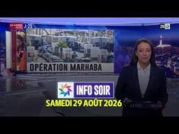 Info Soir : Samedi 29 Août 2026