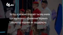 До конца года в области откроют "не менее тысячи" ячеек нового патриотического "Движения первых". Несмотря на ударные темпы, Евгений Куйвашев подчеркнул, что "в патриотическом воспитании важны не столько количественные показатели, сколько качество ра