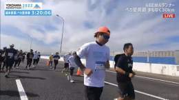 大富豪に負けてマラソンランナー決まってやる気と根性で走りきったぺろ愛男爵かっこよすぎやってほんまに  彼は大富豪に負けただけなんです  本気でかっこいい 〜 ！！  #レイクレ #ぺろ愛男爵 #横浜マラソン