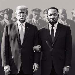 Martin Luther King Jr would be proudly standing with President Trump in support of the Supreme Court&rsquo;s decision to end Affirmative Action. A great day for equality.
