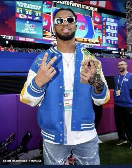 Damar Hamlin is at his first Super Bowl.