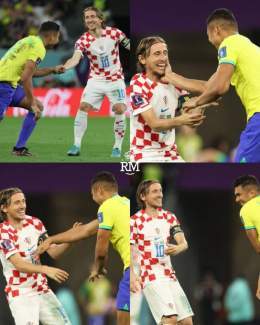 Luka Modric y Casemiro.