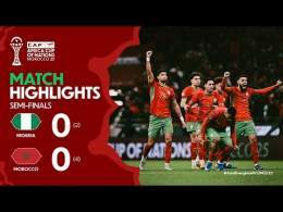 HIGHLIGHTS | Nigeria \ud83c\udd9a Morocco | #TotalEnergiesAFCON2025 - Semi-Finals | ملخص مباراة نيجيريا والمغرب