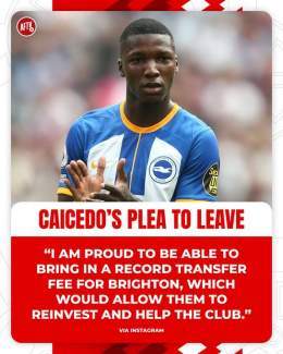 "My dream is to become the most decorated Ecuadorian player in history."  Thoughts on this?   #AFC #Arsenal #Caicedo