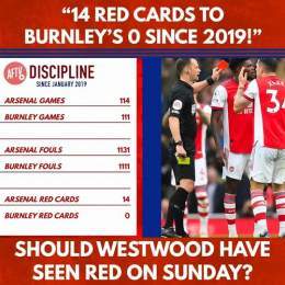 Should Westwood have seen red on Sunday?   #Arsenal #ARSBUR #AFC
