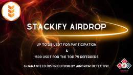 Stackify #Airdrop    Guaranteed distribution by Airdrop Detective   Airdrop Pool: 4000 USDT   Start the airdrop bot    Do the tasks on the bot &amp; submit your data   Details:   #Airdrops #Stackify #Bitcoin #AirdropDet
