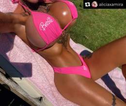 #Slay Success #Barbie and paradise becoming fabulously #ShePower #Bikini  #PhotoModel Film  #Barbie mentoress role model @aliciaamiraxxx takes a #Selfie   totally not trying to make wannabes feel Unno jealous    &bull; Plastic is melting
