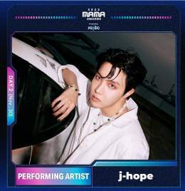 J-HOPE AT MAMA TODAY    Nov 30   Red Carpet 4pm KST | 14.00 WIB  Main Ceremony 6pm KST | 16.00 WIB   The most nominated artist of the night will give us a legendary performance on MAMA, GET READY   #jhopexMAMA  #jhope