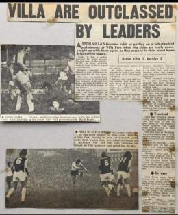 50 Years Ago Today @AVFCOfficial 0. Top of the table @BurnleyOfficial 3 (Newton, Nulty, Ingham) Gate 38,637 @robsoncrew1 #astonvilla #AVFC #VillaPark #Burnley