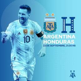 &iexcl;Juega la Selecci&oacute;n!   Argentina se medir&aacute; ante Honduras desde las 21