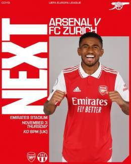OK guys, let's round this *** up in Europe!!!   Europa League  Emirates Stadium  vs FC Zurich 9.00pm (Nigerian Time)  #ARSFCZ #UEL #COYG
