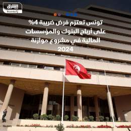 ???? تعتزم تونس فرض ضريبة نسبتها 4% على أرباح البنوك والمؤسسات المالية لدعم التوازنا...