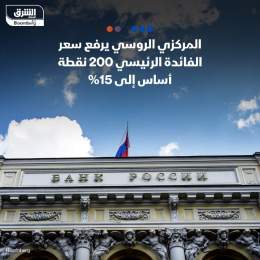 ???? المركزي الروسي يرفع سعر الفائدة الرئيسي 200 نقطة أساس إلى 15%، مخالفا التوقعات بزي...