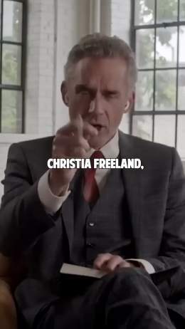 #FreelandMustGo   - Jordan Peterson Blasts Deputy PM  Chrystia Freeland