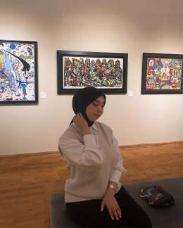 Art \u2728\ud83e\udd0d #musem #art #hijaber #explorepage\u2728 #moroccan