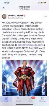 Trading cards are just not showing up on my Bingo Card of Big Announcements&hellip;&hellip; waiting for big next announcement.