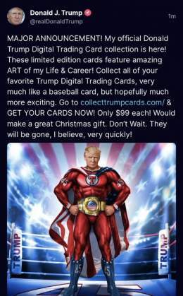 Oh my goodness Trump&rsquo;s &ldquo;major announcement&rdquo; is even more pathetic than I anticipated