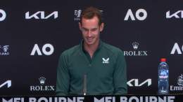 "I stayed strong and I deserved to win."  @andy_murray admitted he was impressed with himself after defeating Matteo Berrettini at Rod Laver Arena.  #AusOpen &bull; #AO2023