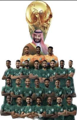 مبروك للأرجنتين كاس العالم  ومبروك لمنتخبنا ونجومنا الأبطال.. المنتخب الوحيد الذي هزم بطل العالم بكل جداره ولولا الإصابات والإيقاف للثلاثي المبدع والحظ لتأهل منتخبنا اكرر شكري لوزير الرياضه ولاتحاد القدم. -- ولاصحاب الميول على حساب منتخب الوطن  #نهائ