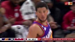 Somehow, Devin Booker is taking his game to another level.  32 points in 31 minutes so far. #WeAreTheValley
