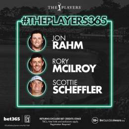 &pound;50 in Bet Credits to be won.   How many of these players will finish in the top five of THE PLAYERS Championship?   Reply with 0, 1, 2 or 3 and include #THEPLAYERS365 in your entry.   Entrants must have a fully verified bet365 account in order