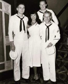 Happy Veterans Day to our women and men who have served!  This 1st pic is a fave for the occasion, and the 2nd is Bettie&rsquo;s bro Jimmie, who served in WWII  The 3rd pic is Bettie &amp; sis Goldie making a sailor sandwich in a pic from the book Be