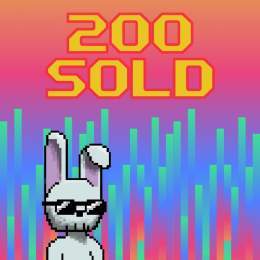 Thanks everyone for your continued support!  We have reach our first milestone of 20% SOLD! 233 Ordinals Bit Bunnys are now with their rightful owners!  #ordinals #BitBunnys